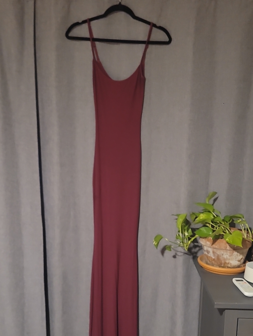 Skims Red/Burgandy Maxi Dress